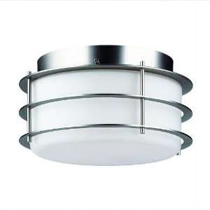Hollywood Hills Metallic Silver Outdoor Ceiling Light