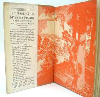 1941 1st edition Hardy Boys Mystery of the Flying Express HC with 
