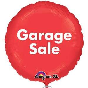  Red Garage Sale 18 Mylar Balloon Toys & Games