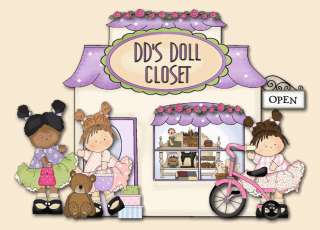   Dolls, Patterns 14   15 items in doll clothes patterns 