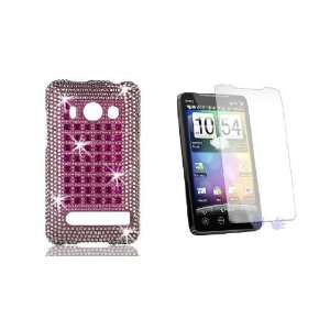  HTC Evo 4G for Sprint Full Diamond Blings Phone Shell Case 