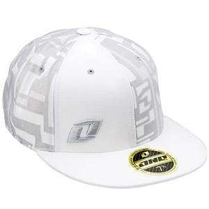  One Industries Blockhead Fitted Hat   7 1/2 /White 