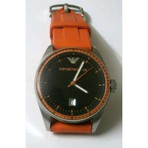 Emporio Armani Watch, Mens Orange Strap   AR0526  