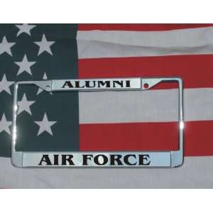  Air Force Alumni Chrome Laser Engraved License Plate Frame 