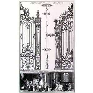   Ornamental Gates II   Poster by J. F. Blondel (14x18)