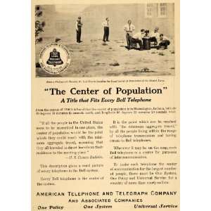 1912 Ad Bell Telephone Bloomington Indiana Telegraph Communication Men 