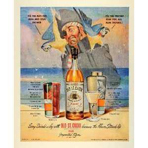 1945 Ad General Distillers Daiquiri Recipe Old St Croix Rum Cuba Libre 
