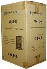   Pro VRTX08 8 1200 Watt 4 Way DJ PA Speakers 859789005962  