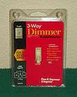 TradeMaster 600W 3 Way Toggle Dimmer in Ivory