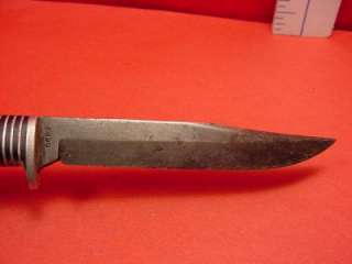 Vintage WESTERN F48B BOULDER COLORADO HUNTING KNIFE  