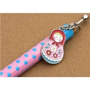  pink blue polka dots mechanical pencil matryoshka Toys 