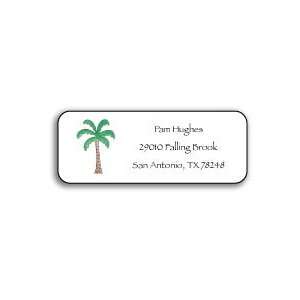 personalized address labels   palm paradise 