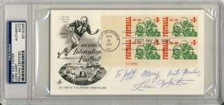 Leon Hart Signed FDC PSA/DNA Autographed Notre Dame Heisman 1949 Lions 