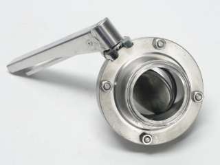 Tri Clamp Butterfly Valve Sanitary Stainless Steel  