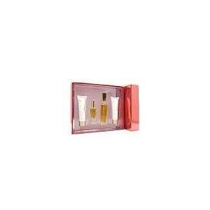 Red Gift Set 4Pcs. With 3.0 Fl Oz Eau De Toilette Spray + Mini Perfume 
