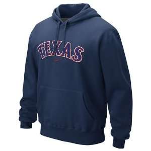  Texas Rangers Classic Hooded Sweatshirt (Navy) Sports 