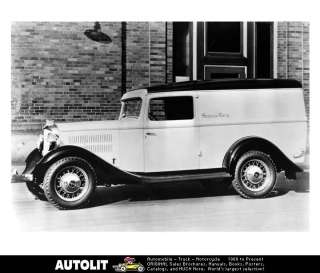 1933 Hudson Terraplane Delivery Truck Factory Photo  