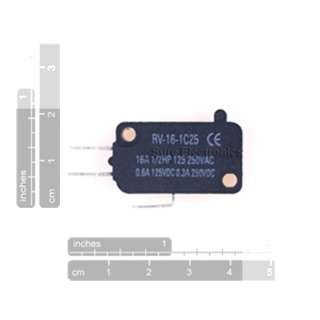 5pcs Microswitch with 3 terminal for Convex/PUSH Button  