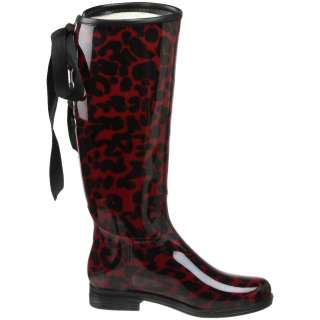 Dav   Womens Victoria Lynx Garnet Rain Boots Sz 5  