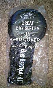 NEW Callaway Great Big Bertha II Driver Head Cover  