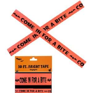    Halloween Caution Tape COME IN FOR A BITE (30 Feet) Toys & Games