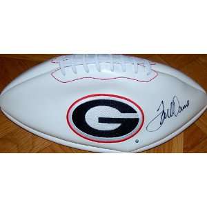  Georgia Bulldogs Terrell Davis Autographed / Signed Logo 
