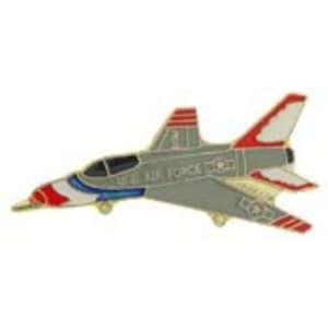  F 100 Super Sabre Airplane Pin 1 1/2 Arts, Crafts 