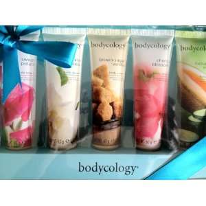 Bodycology Body Cream Sampler Includes 5 Pack of Body Creams Brown 