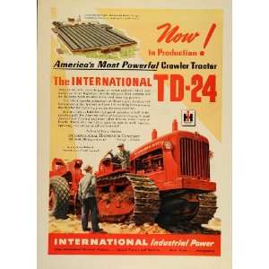  1948 Ad International Diesel Crawler Tractor TD 2 Plant 
