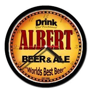 ALBERT beer and ale wall clock 