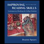 Improving Reading Skills  Contemporary Readings for College Students 