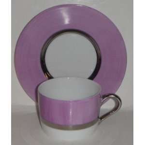   Jammet Seignolles Tentation Violet Cup & Saucer 