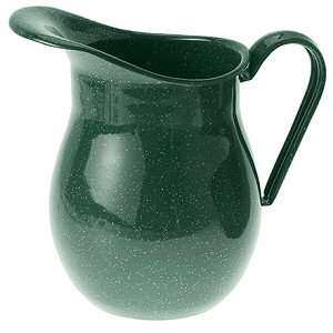  GSI Enamelware 2 Qt. Forest Green Water Pitcher Sports 