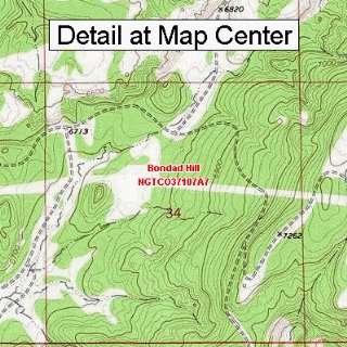  USGS Topographic Quadrangle Map   Bondad Hill, Colorado 