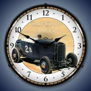 Bonneville Salt Flats Racer Lighted Wall Clock 
