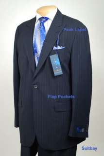 44L $599 Ibiza   1 Button Mens Suit   44 Long IB34  