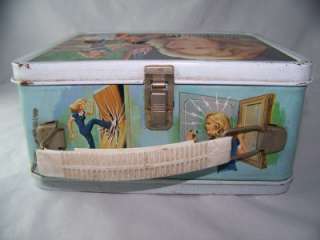 VINTAGE FROM 1978, THE BIONIC WOMAN METAL LUNCH BOX FROM ALADDIN 