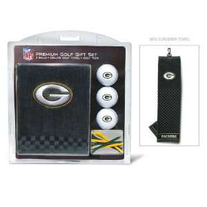   Bay Packers NFL Embroidered Towel/3 Ball/12 Tee Set 