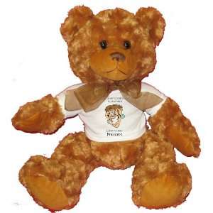   your head Listen to your President Plush Teddy Bear with WHITE T Shirt