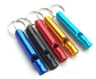   Mini Aluminium Keychain Whistle Survival Hiking Camping Sport Teacher