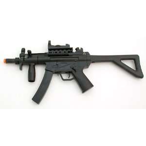  Spring Well MP5 Sub Machine Gun FPS 200, Red Dot, Foregrip 