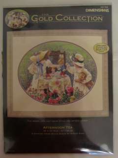   Dimensions Gold Collection Afternoon Tea counted xstitch kit  