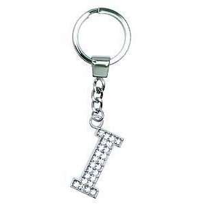  Letter I Keychain (Diamante) 