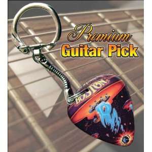  Boston Premium Guitar Pick Keyring Musical Instruments