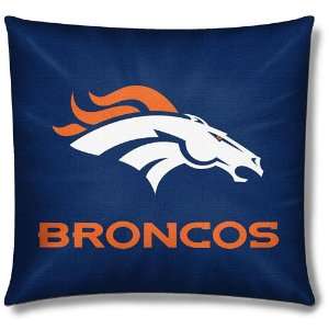  Denver Broncos NFL Team Toss Pillow (18x18) Sports 