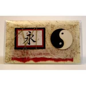  Yin Yang Checkbook Cover*MADE IN THE USA #162