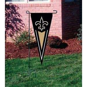 New Orleans Saints Applique Embroidered Wall/Yard/Garden Pennant Flag 