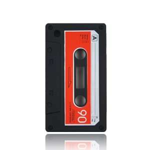  Black Silicone Cassette Case for Iphone 3g 3gs Cell 