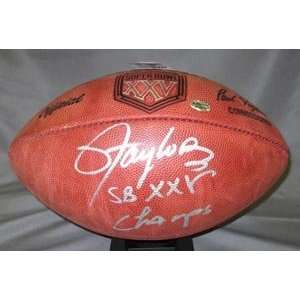   Signed Super Bowl XXV Football   SB XXI Champs Sports Collectibles