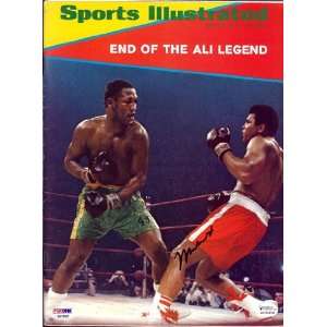  Signed Ali Picture   Sports Illustrated 3 15 71 PSA DNA 